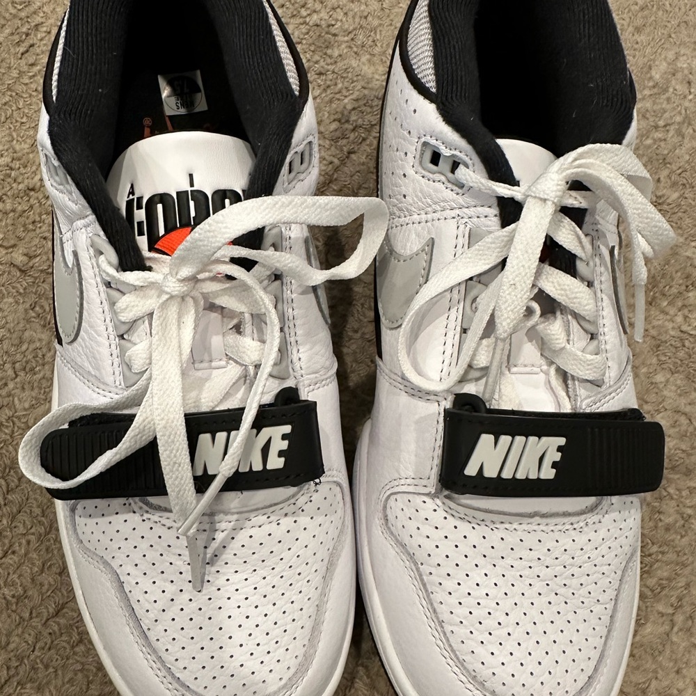 Nike Air Force Men’s 7.5 shoes, never worn, White and Black Athletic Shoes